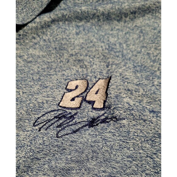 VTG 2004 Chase Authentics Jeff Gordon #24 NASCAR Golf Polo Shirt Medium NWOT - Picture 8 of 12